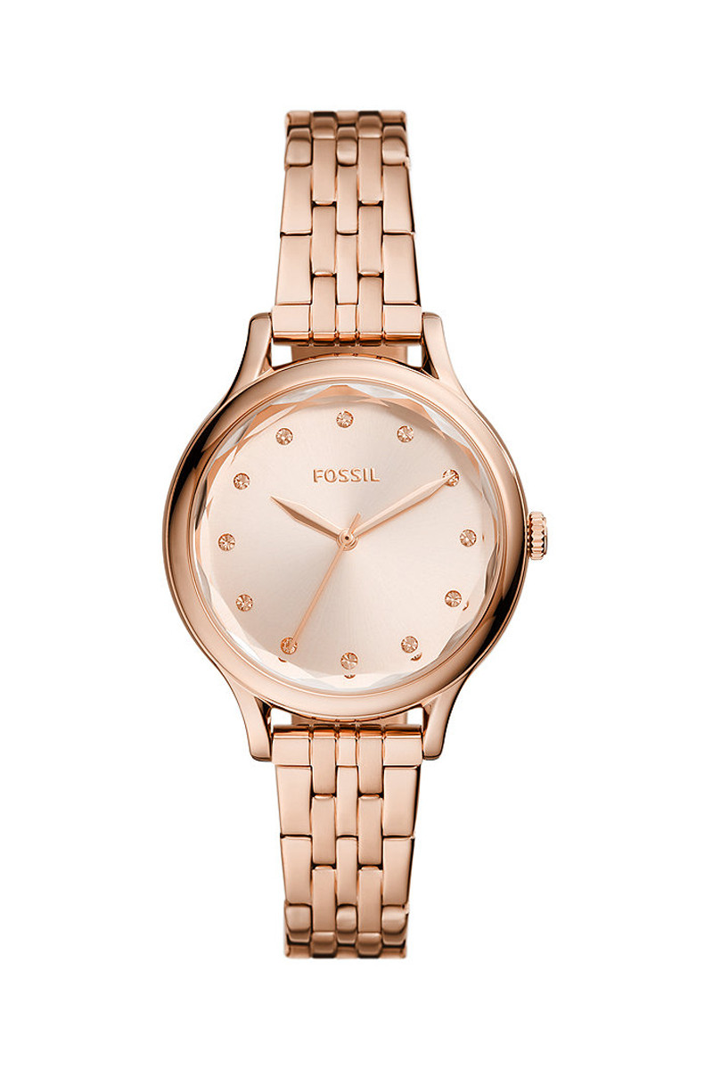 Montre à quartz en acier - Doré rose - 02 - 33893007