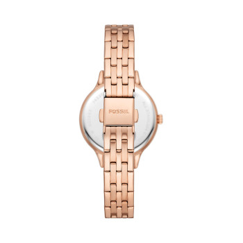 Montre à quartz en acier - Doré rose - 02 - 33893007