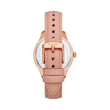 Montre à quartz en cuir Rye - Nude et doré rose - 02 - 33893010