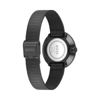 Montre à quartz en acier - Noir - 02 - 33893045