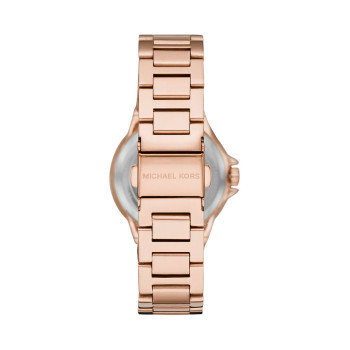 Montre à quartz en acier - Doré rose et blanc - 02 - 33892938