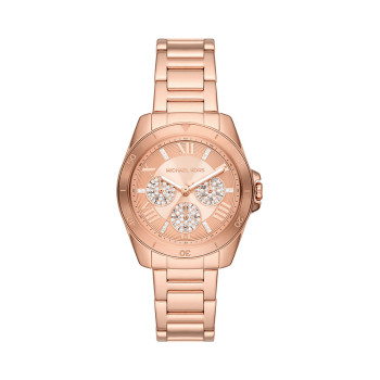 Montre à quartz en acier - Doré rose - 02 - 33892939