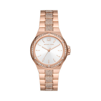 Montre à quartz en acier - Doré rose et blanc - 02 - 33892941