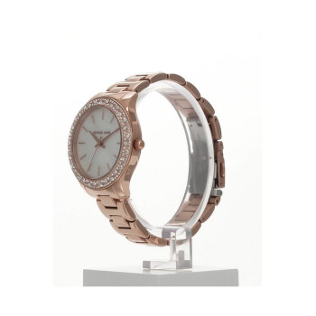 Montre à quartz en acier - Doré rose et blanc - 02 - 33892948