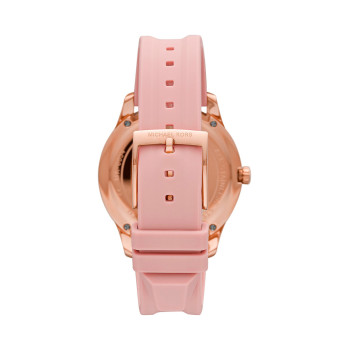 Montre à quartz en silicone Runway - Rose et doré rose - 02 - 33892979