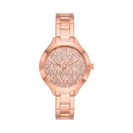 Montre à quartz en acier Aspin - 
Doré rose - 02 - 33892980