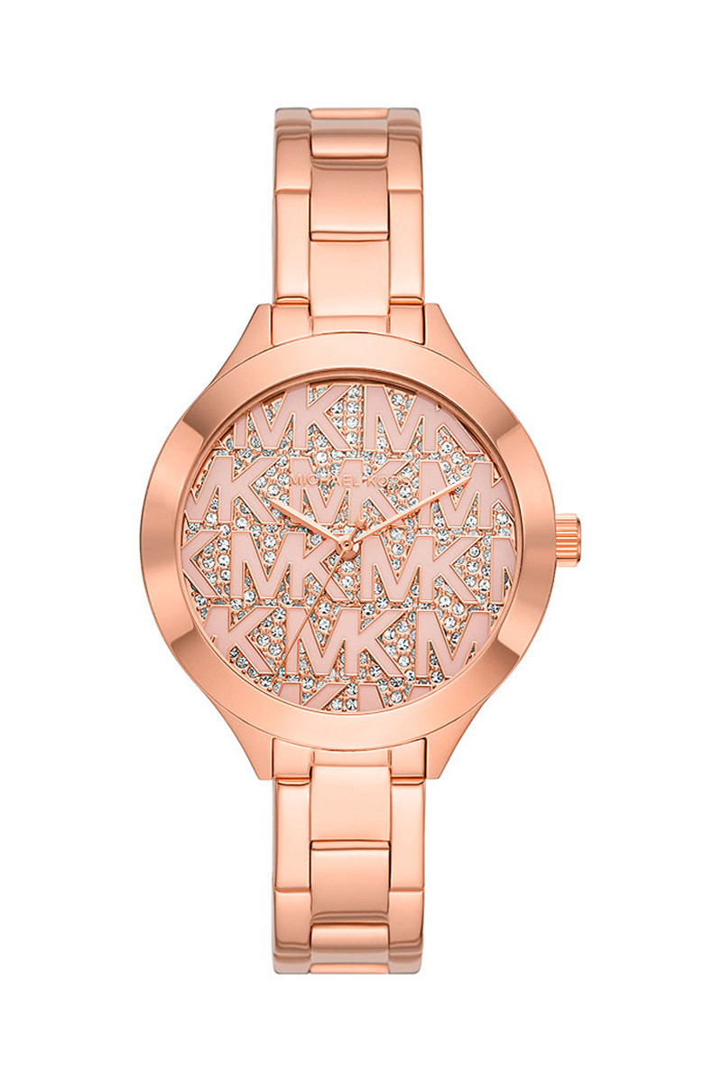 Montre à quartz en acier Aspin - 
Doré rose - 02 - 33892980