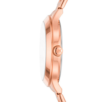 Montre à quartz en acier Aspin - 
Doré rose - 02 - 33892980