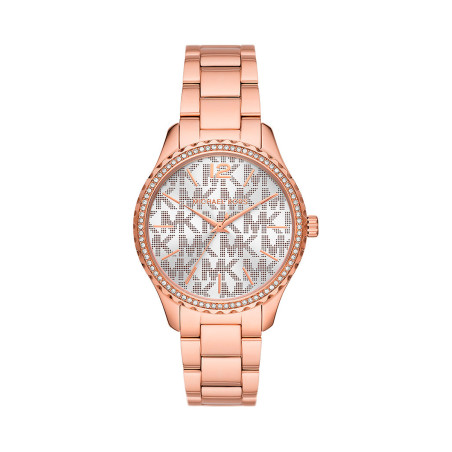 Montre à quartz en acier Layton - Doré rose et blanc - 02 - 33892981