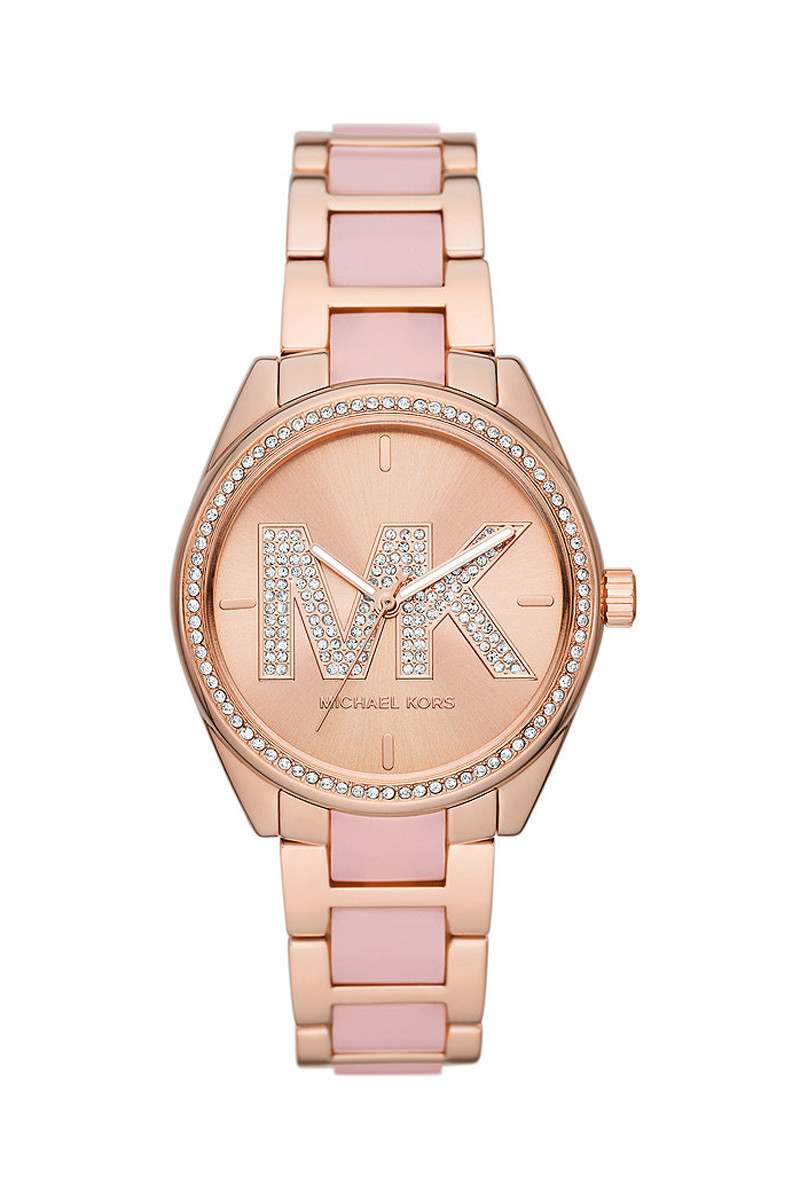 Montre à quartz en acier Janelle - Doré rose - 02 - 33893012