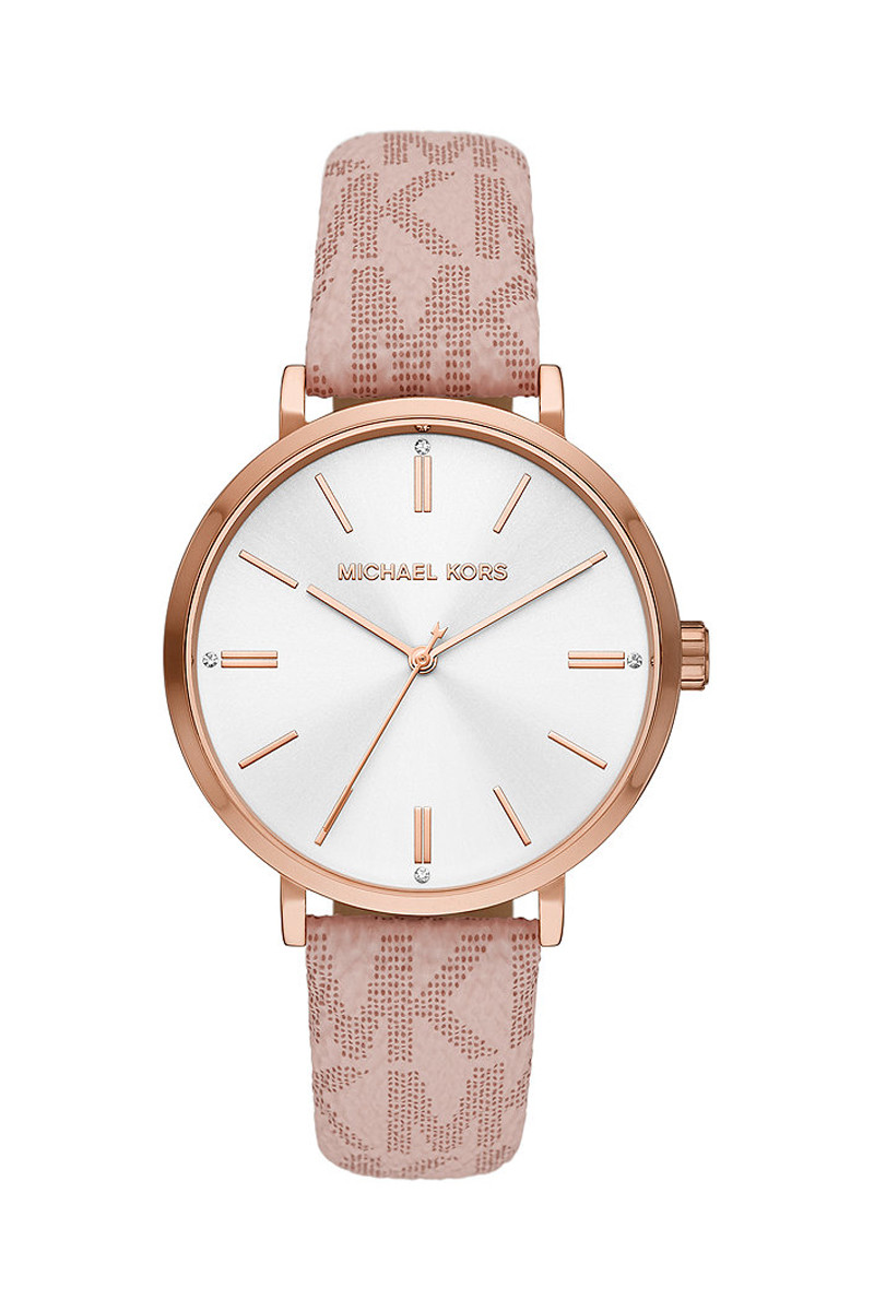 Montre à quartz en PVC - Rose - 02 - 33892918