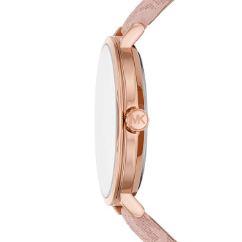 Montre à quartz en PVC - Rose - 02 - 33892918