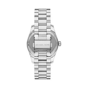 Montre à quartz en acier - Argenté et blanc - 02 - 33892922