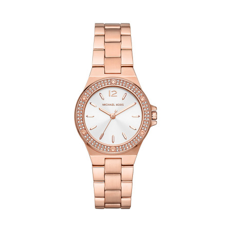 Montre à quartz en acier - Doré rose - 02 - 33892927