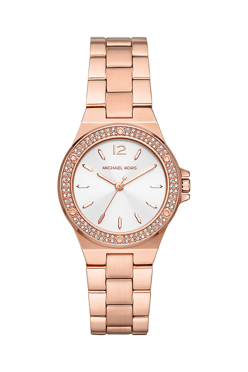 Montre à quartz en acier - Doré rose - 02 - 33892927