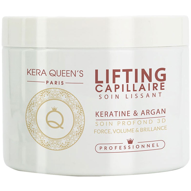 Masque lifting capillaire force, volume & brillance - Kératine & argan - Cheveux abîmés - 500 ml - 03 - 26771389