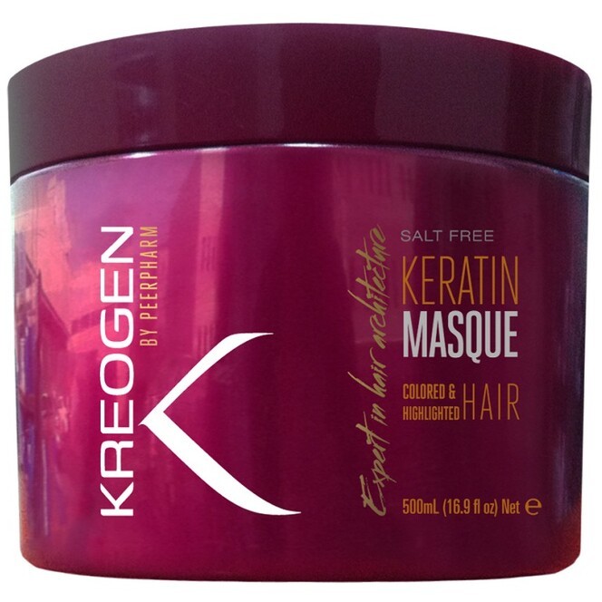 Masque hydratant - Kératine - Cheveux colorés & méchés - 500 ml - 03 - 26771620