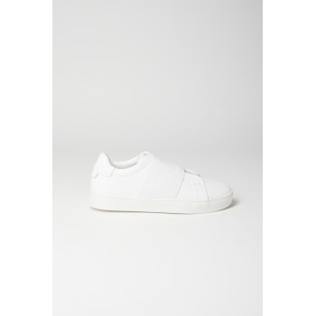 Slip-on en cuir - Blanc - 02 - 34000417