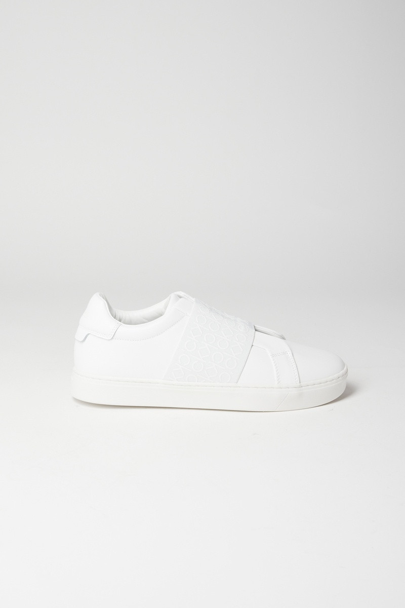 Slip-on en cuir - Blanc - 02 - 34000417