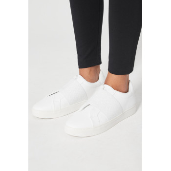 Slip-on en cuir - Blanc - 02 - 34000417