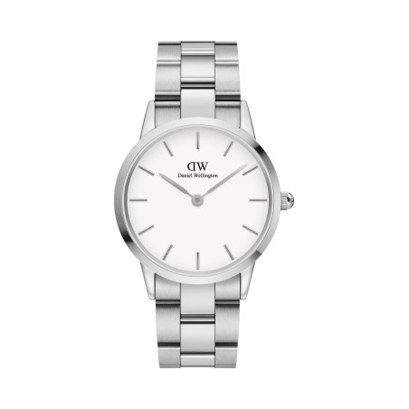 Montre en acier Iconic Link - 36 mm - Argenté et blanc - 02 - 34000436