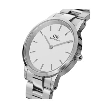 Montre en acier Iconic Link - 36 mm - Argenté et blanc - 02 - 34000436