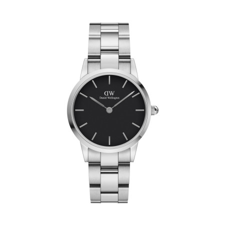 Montre en acier Iconic Link - 28 mm - Argenté et noir - 02 - 34000437