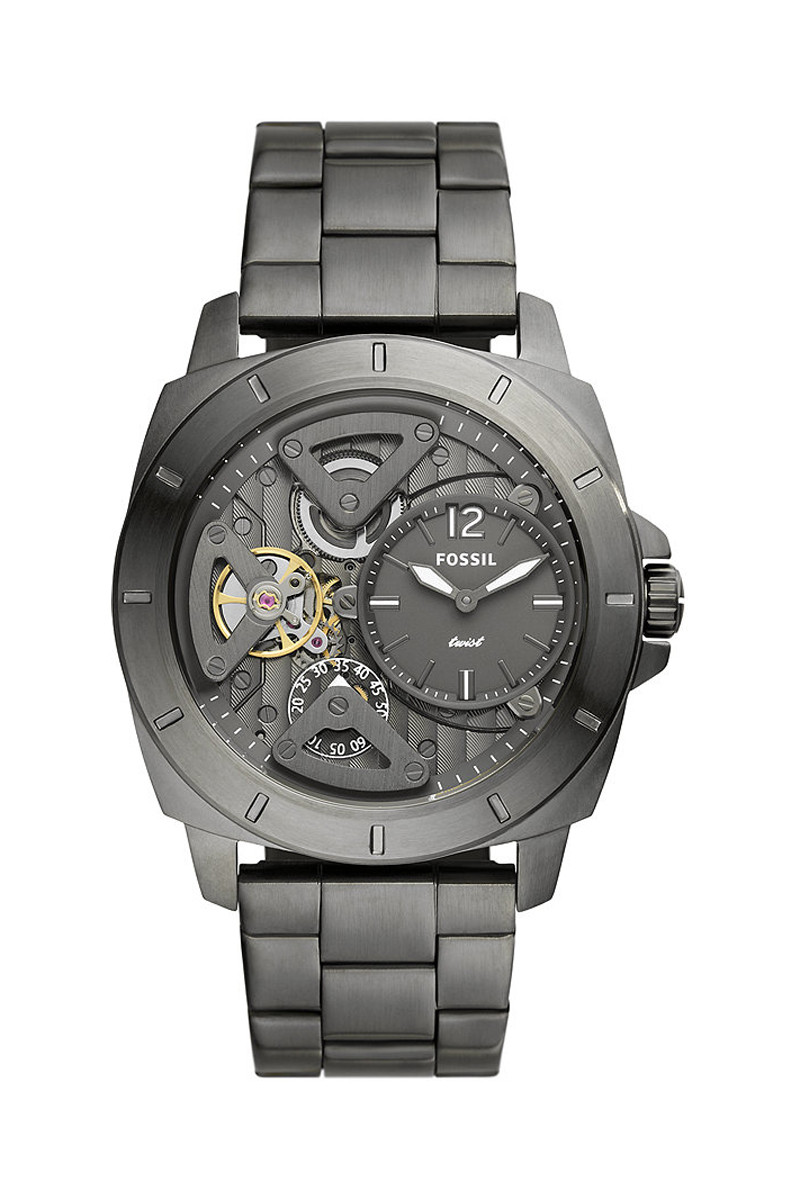 Montre à quartz en acier Privateer - Anthracite - 02 - 33905988