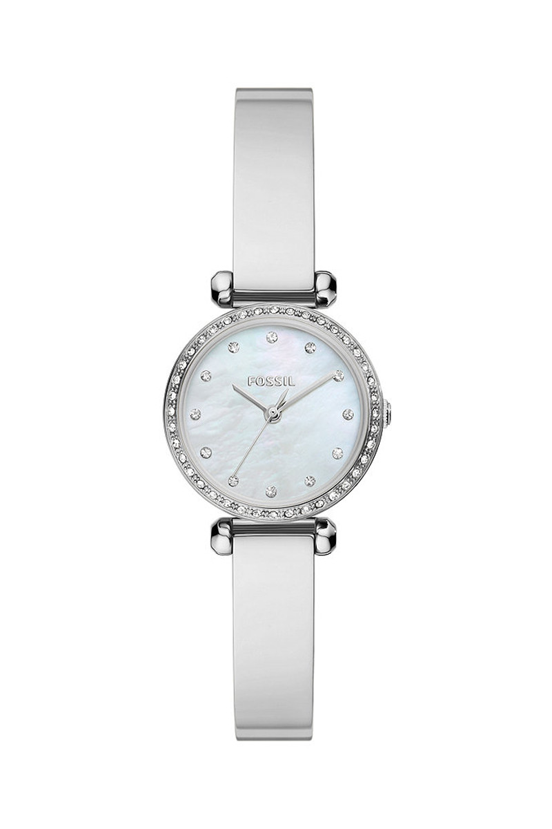 Montre à quartz en acier et nacre Tillie Mini - 02 - 33905999