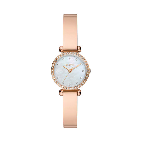 Montre à quartz en acier et nacre Tillie mini - Doré rose - 02 - 33906040