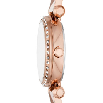 Montre à quartz en acier et nacre Tillie mini - Doré rose - 02 - 33906040