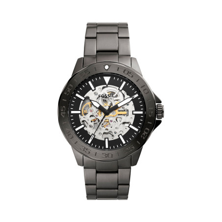 Montre automatique en acier Bannon - Gris - 02 - 33906056