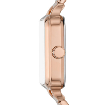 Montre à quartz en acier Raquel - Doré rose - 02 - 33906065