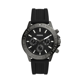 Montre à quartz en silicone Bannon - Noir - 02 - 33906074