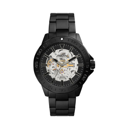 Montre automatique en acier Bannon - Noir - 02 - 33906079