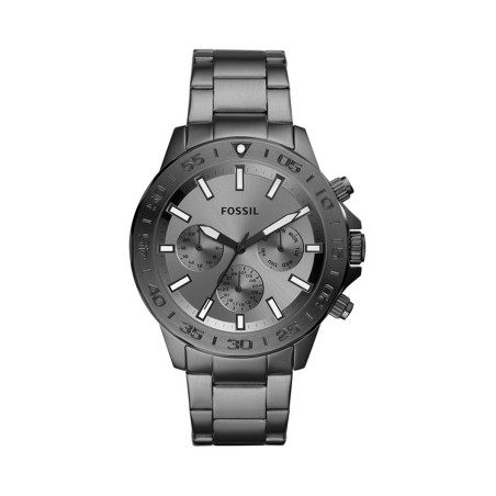 Montre à quartz en acier - Gris - 02 - 33906087