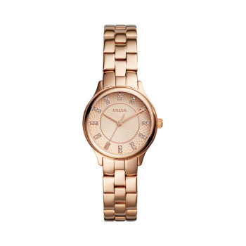 Montre à quartz en acier Modern Sophisticate Fossil - Doré rose - 02 - 33906099