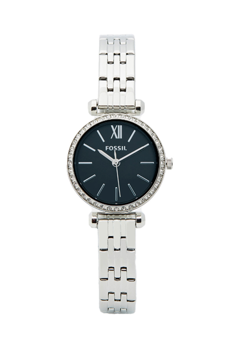 Montre à quartz en acier Tillie Mini - Argenté et noir - 02 - 33906107