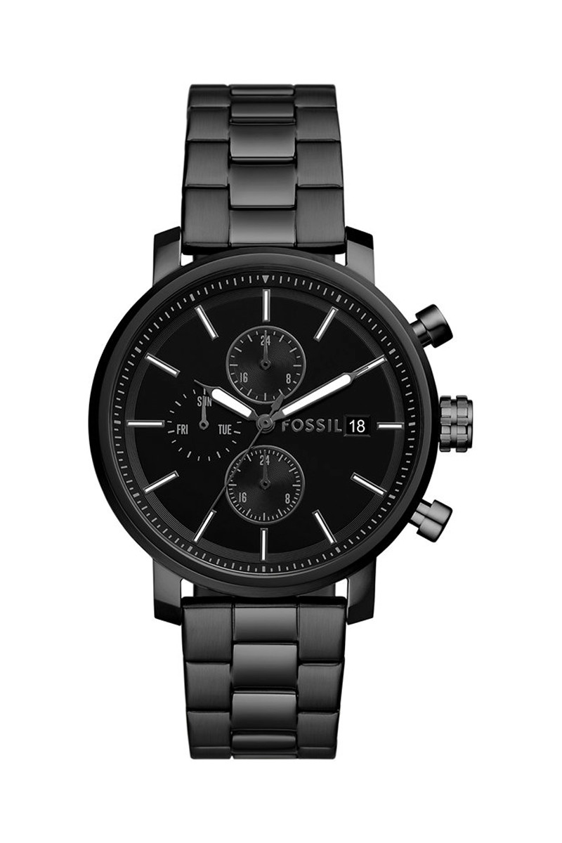 Montres à quartz en acier Rhett - Noir - 02 - 33906340