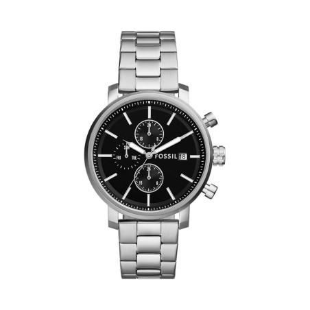 Montre à quartz en acier Rhett - Argenté - 02 - 33906346