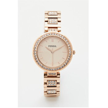 Montre à quartz en acier Karli - Doré rose - 02 - 33906420