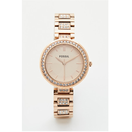 Montre à quartz en acier Karli - Doré rose - 02 - 33906420