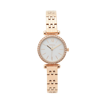 Montre à quartz en acier Tillie Mini - Doré rose et blanc - 02 - 33906422