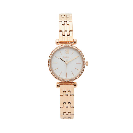 Montre à quartz en acier Tillie Mini - Doré rose et blanc - 02 - 33906422