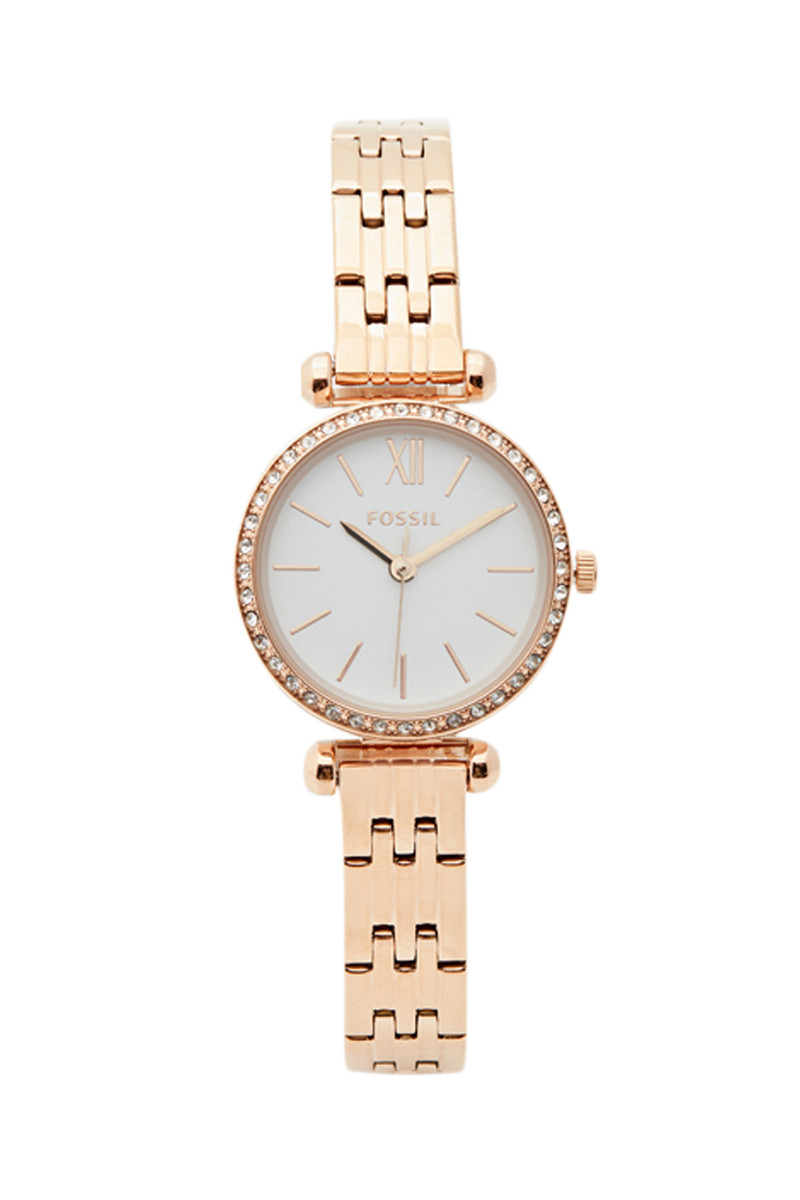 Montre à quartz en acier Tillie Mini - Doré rose et blanc - 02 - 33906422