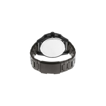 Montre à quartz en acier Brox  - Anthracite et marron - 02 - 33906068