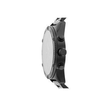 Montre à quartz en acier Brox  - Anthracite et marron - 02 - 33906068