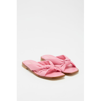 Mules en cuir d agneau Playa - Rose - 02 - 33856235