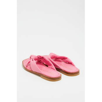 Mules en cuir d agneau Playa - Rose - 02 - 33856235