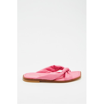 Mules en cuir d agneau Playa - Rose - 02 - 33856235